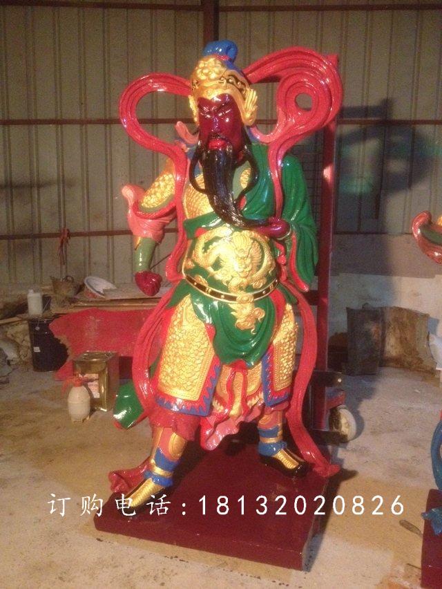 玻璃鋼關(guān)帝雕塑，玻璃鋼關(guān)公雕塑