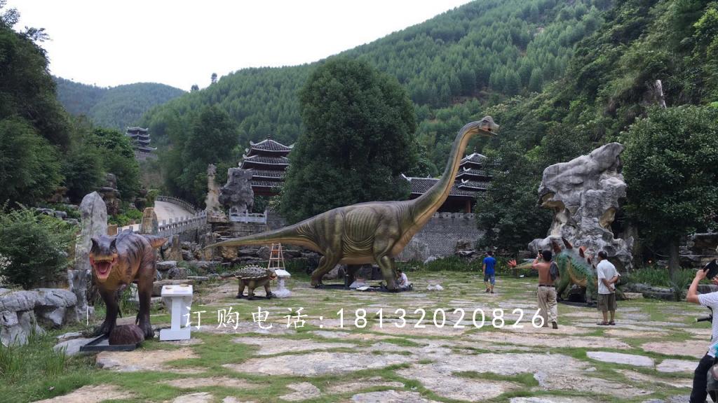 玻璃鋼恐龍雕塑，仿真恐龍雕塑 (3)