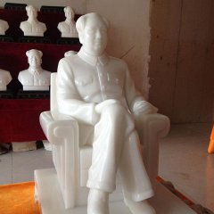漢白玉偉人雕塑，毛主席石雕
