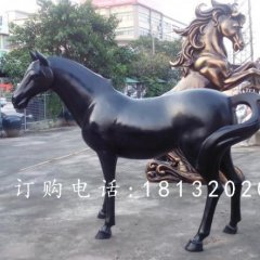 玻璃鋼馬雕塑，玻璃鋼動(dòng)物雕塑