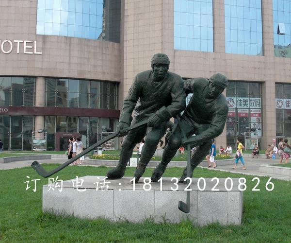 打高爾夫銅雕，廣場景觀銅雕