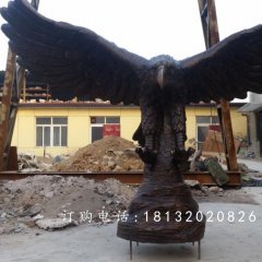 雄鷹展翅銅雕，廣場銅雕鷹