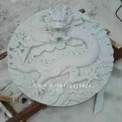 漢白玉石浮雕，石龍浮雕