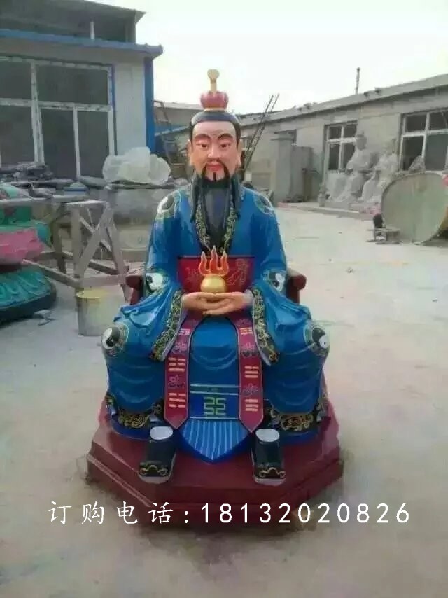 玻璃鋼鎮(zhèn)元子雕塑，神仙玻璃鋼雕塑