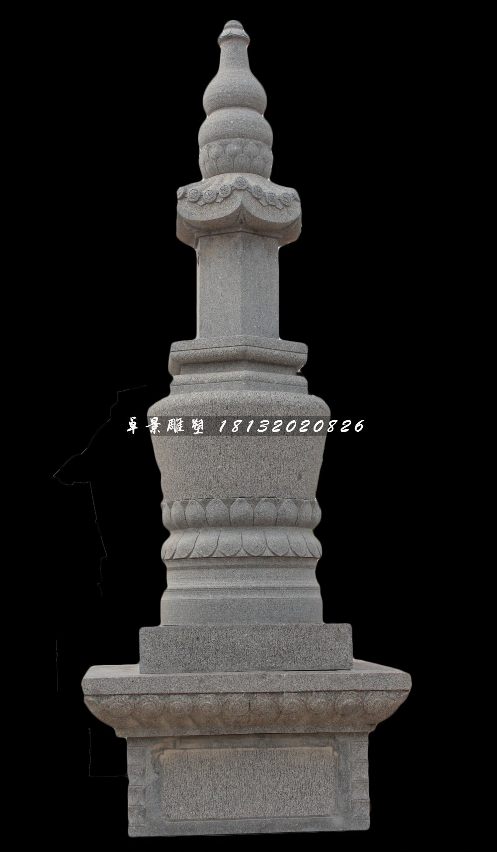 大理石塔雕塑，廣場石雕塔 (1)