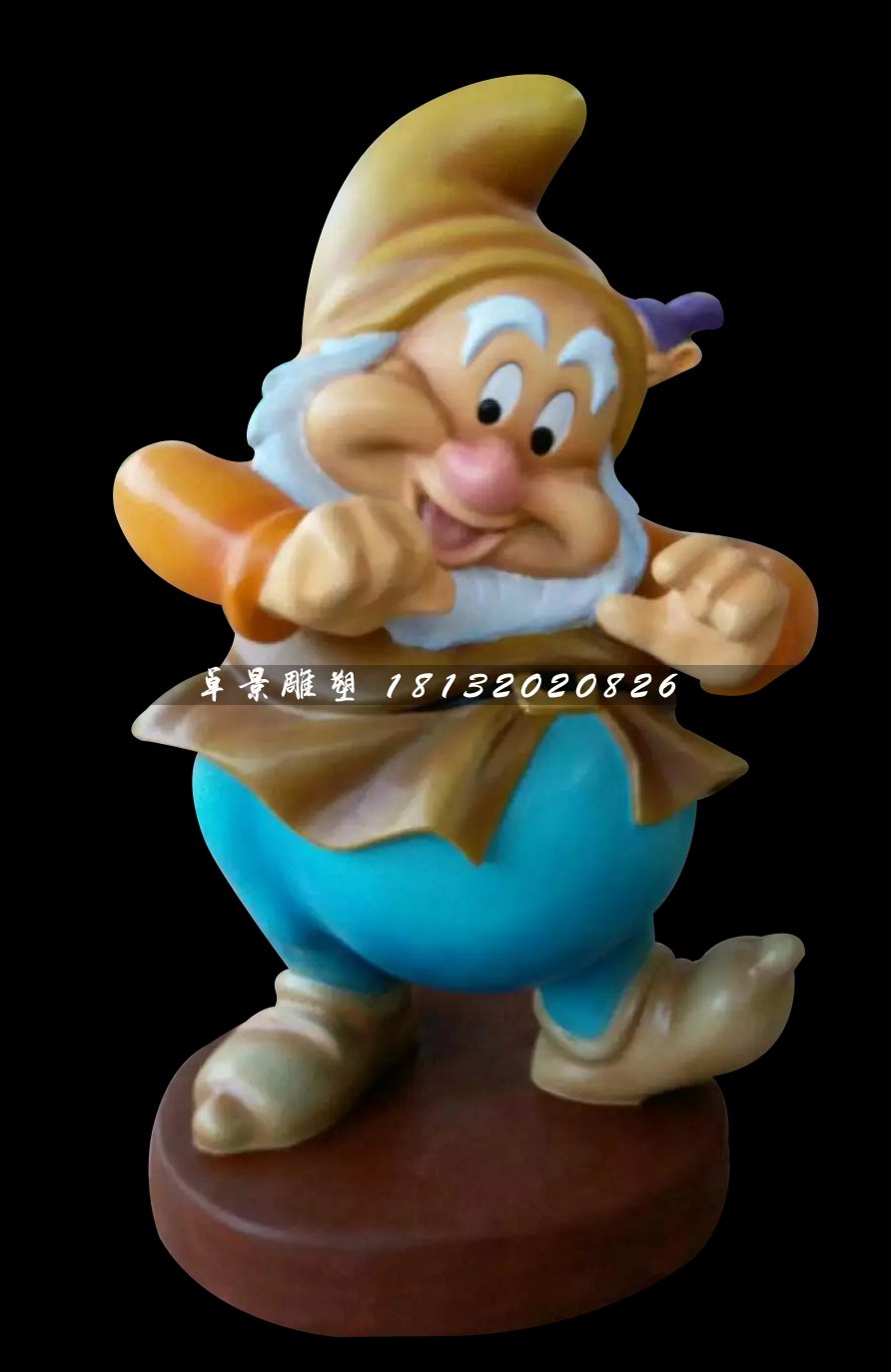 小矮人雕塑，玻璃鋼卡通雕塑 (5)