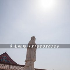 石雕孔子，校園古代名人石雕