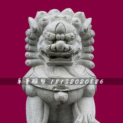 北京獅石雕，大理石獅子