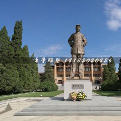 毛主席站像銅雕，廣場偉人銅雕
