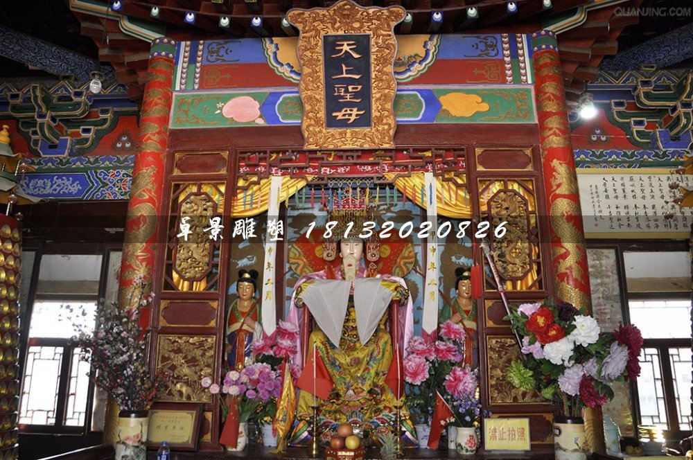媽祖雕塑，玻璃鋼神仙雕塑