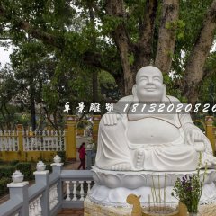 彌勒佛石雕，寺廟笑面佛石雕