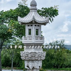 石燈雕塑，公園景觀石雕