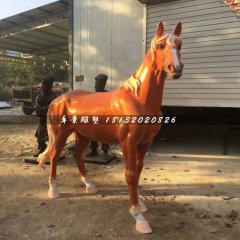 玻璃鋼馬雕塑，動(dòng)物雕塑