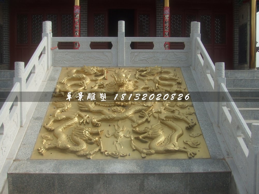 龍浮雕，廣場(chǎng)銅浮雕