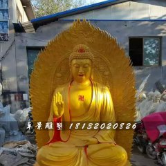 釋迦牟尼佛雕塑，玻璃鋼佛像