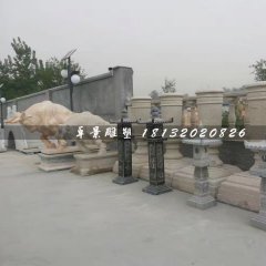 石燈雕塑，仿古石燈雕塑