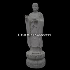 立式地藏王，大理石佛像