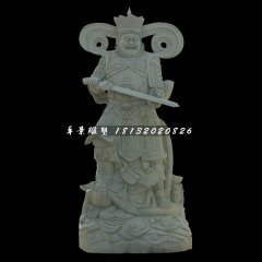 四大天王石雕，神仙石雕