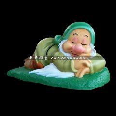 玻璃鋼小矮人雕塑，卡通人物