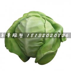洋白菜雕塑，玻璃鋼仿真蔬菜