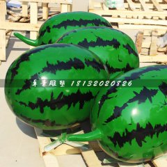 仿真西瓜雕塑，玻璃鋼水果雕塑
