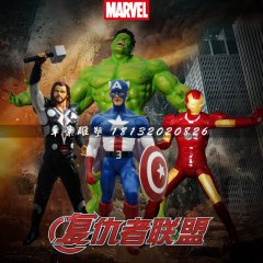 復仇者聯(lián)盟雕塑，玻璃鋼仿真雕塑