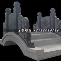 喜鵲登梅石浮雕橋，青石拱橋