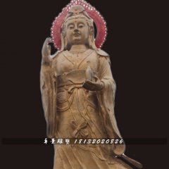 銅觀音雕塑，立式觀音菩薩銅雕