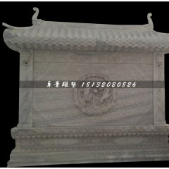 大理石影壁雕塑，仿古石影墻