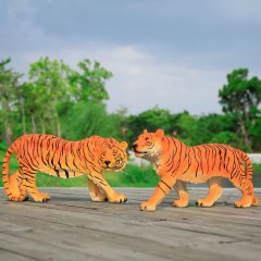 老虎雕塑，玻璃鋼仿真老虎雕塑