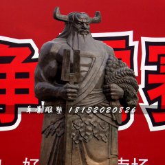 神農(nóng)銅雕，古代神話人物銅雕