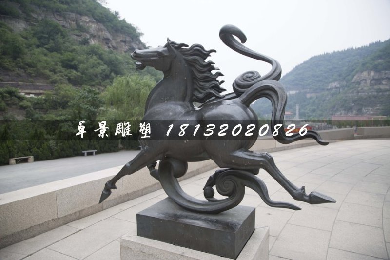 銅馬雕塑,公園動(dòng)物銅雕