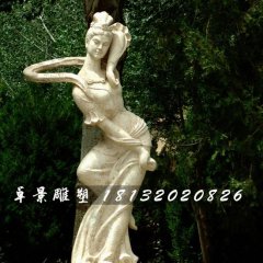古代美女石雕，公園人物石雕
