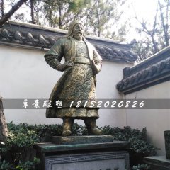 成吉思汗銅雕，古代人物銅雕