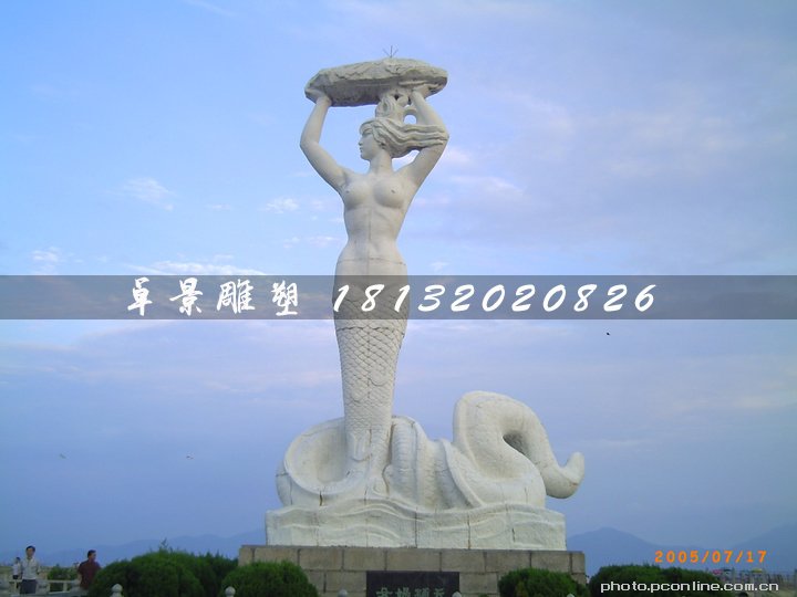 女媧補天石雕，公園神仙石雕
