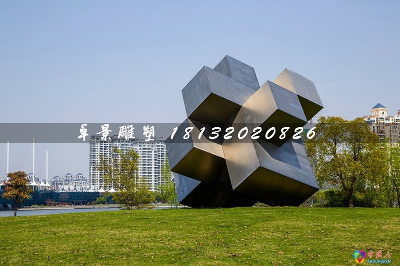 魔方雕塑,公園不銹鋼雕塑