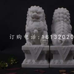漢白玉北京獅，石獅子