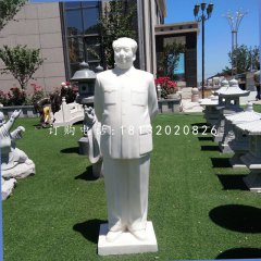 背手毛主席石雕，漢白玉偉人石雕