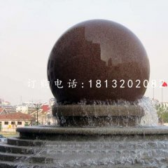 大型風(fēng)水球，廣場(chǎng)景觀石雕