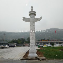 龍柱石雕，漢白玉華表石雕