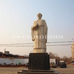 張仲景石雕，廣場古代醫(yī)學(xué)名人石雕