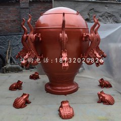 廣場地動儀銅雕，景觀銅雕