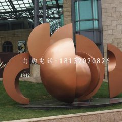 抽象景觀雕塑，公園銅雕