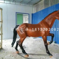 走馬雕塑，玻璃鋼仿真馬