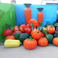 玻璃鋼蔬菜水果雕塑，仿真雕塑