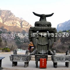 神農(nóng)銅雕，廣場(chǎng)神話人物銅雕