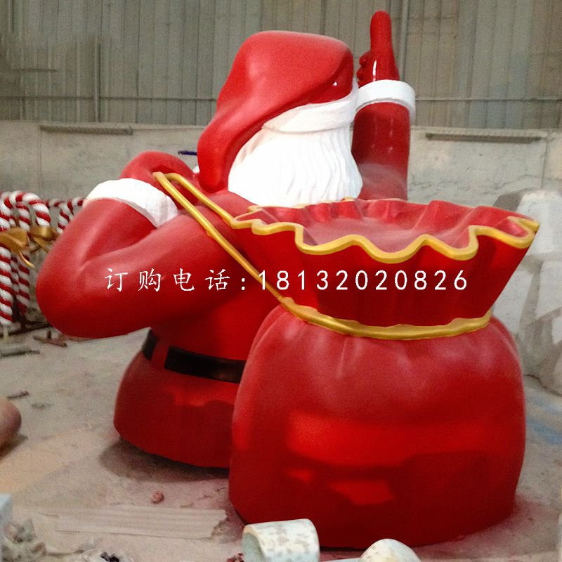 玻璃鋼圣誕老人，卡通人物 (3)