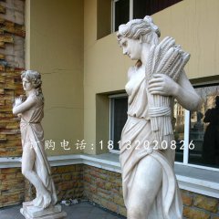 西方女人石雕，景觀石雕