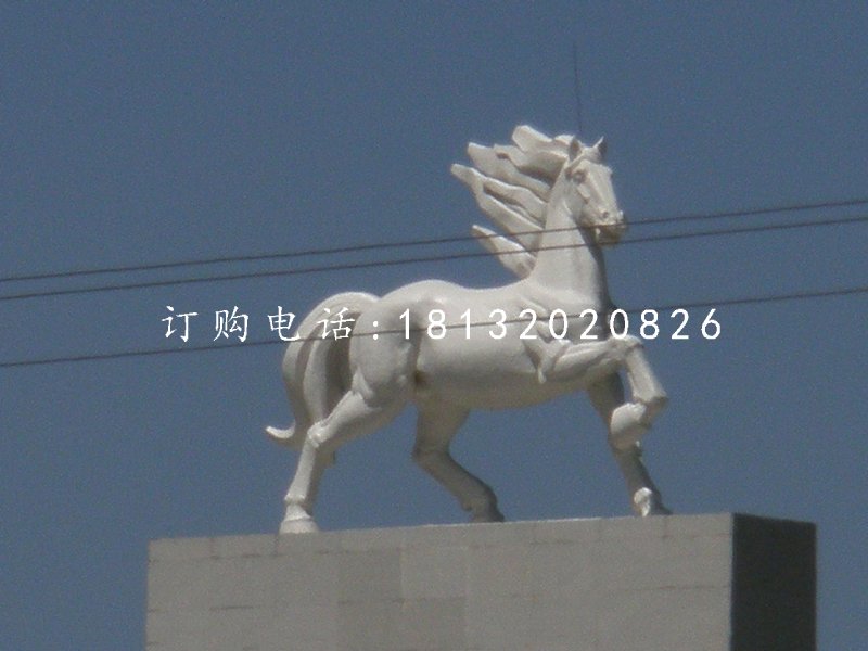 玻璃鋼馬雕塑，廣場動物雕塑