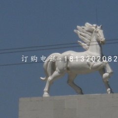 玻璃鋼馬雕塑，廣場動物雕塑